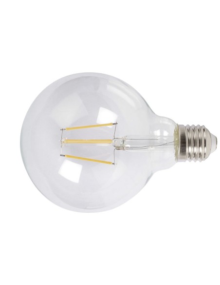 LAMP.LED FILAM.GLOBO G95  6W 2700K TRANS