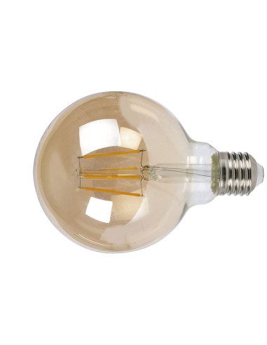 LAMP.LED FILAM.GLOBO G95  8W 2500K VINTA
