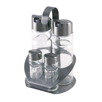 ACEITERA ACERO INOX. 4 PZ. SABOR MONIX