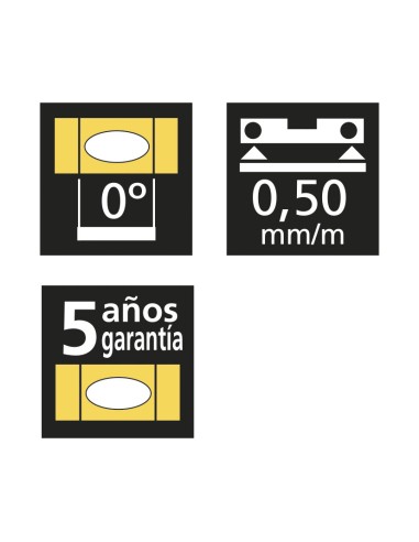 NIVEL ALUMINIO RECTANG. 50CM. RATIO
