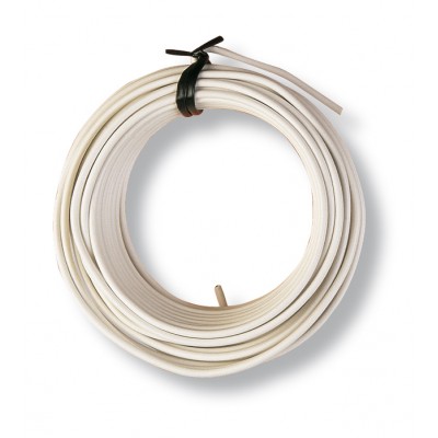 ALAMBRE Hº.PLAST.BLANCO ROLLO 50M.