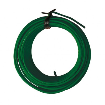 ALAMBRE Hº.PLAST.VERDE ROLLO 20M.