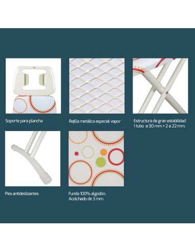 TABLA PLANCHAR COMPACT HABITEX 116X35CM.