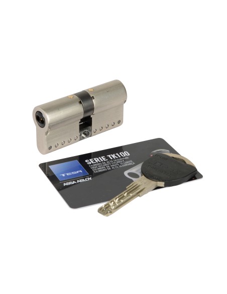 CILINDRO SEG.TK100. 30x30MM.NÍQUEL.TESA.