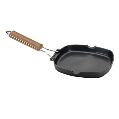 ASADOR PLANCHA ALUM. FUNDIDO 20X20 CM.