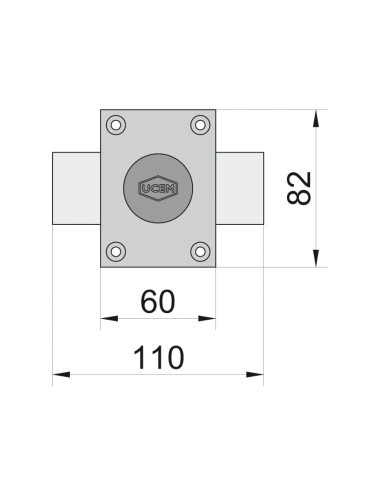 CERROJO SOBREPONER 4101