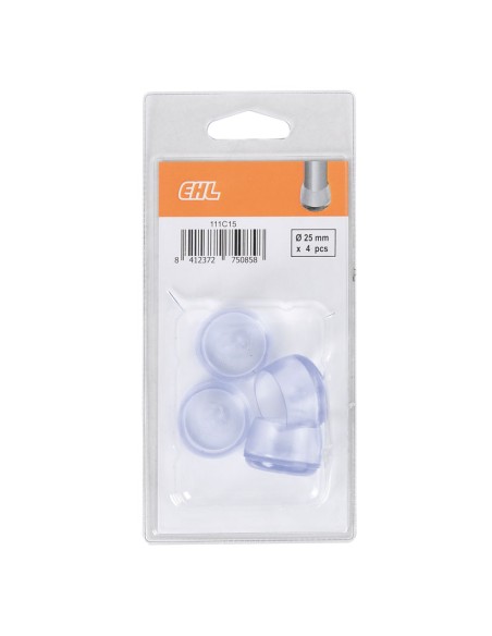 CONTERA EXTERIOR TRANSP. 4 UDS. Ø 25 MM.