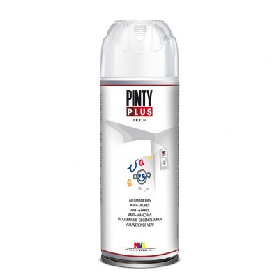 PINTURA ANTIMANCHAS BLANCA MATE  400 ML