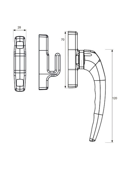 CIERRE PRESION 6805 DERECHA PLATA