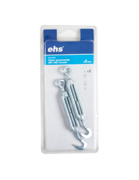 TENSOR GANCHO/ANILLA 1/4"  1 UNID