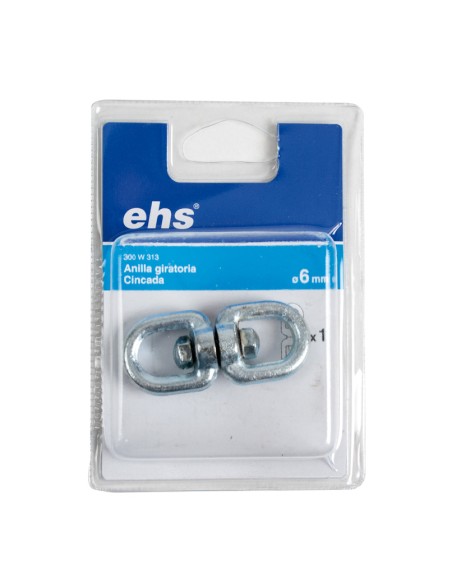 ANILLA GIRATORIA Ø6 MM 65x15 MM  1 UNID