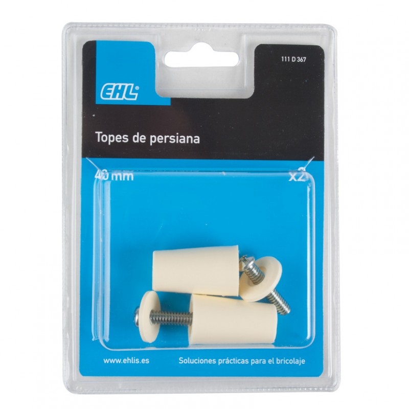 Tope Persiana Con Tornillo 60 mm. Marron