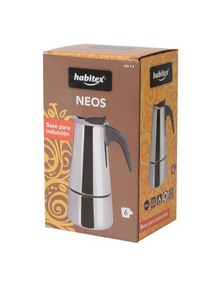 CAFETERA A.INOX. IND. NEOS HABITEX 6 TZ.