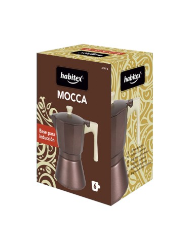CAFETERA AL. INDUCCION HABITEX MOKA 6 TZ
