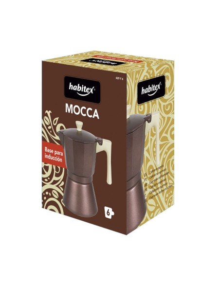 CAFETERA AL. INDUCCION HABITEX MOKA 6 TZ