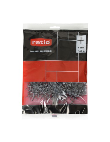 CRUCETA PARA JUNTAS 1 MM. 300 PZAS.RATIO