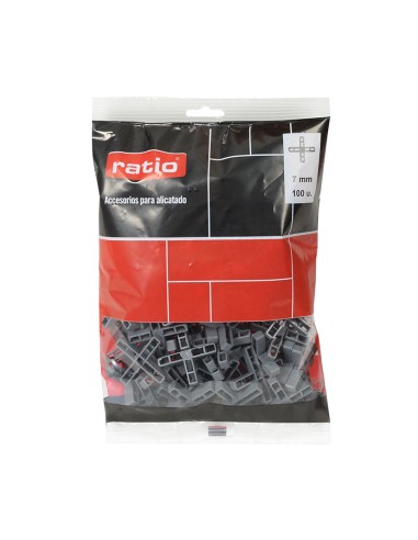 CRUCETA PARA JUNTAS 7 MM. 100 PZAS.RATIO