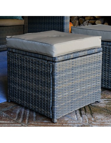 SET BALI 2 SOFÁS+MESA ALTA+2 PUFS