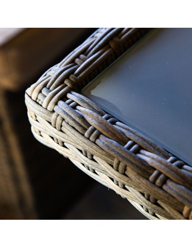 SET BALI 2 SOFÁS+MESA ALTA+2 PUFS