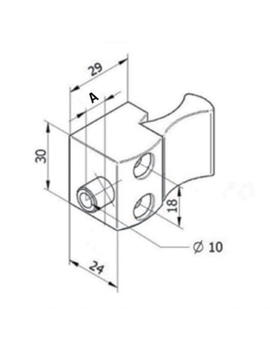 BLOQUEADOR APERT. VENTANA AUTOM. BLANCO.
