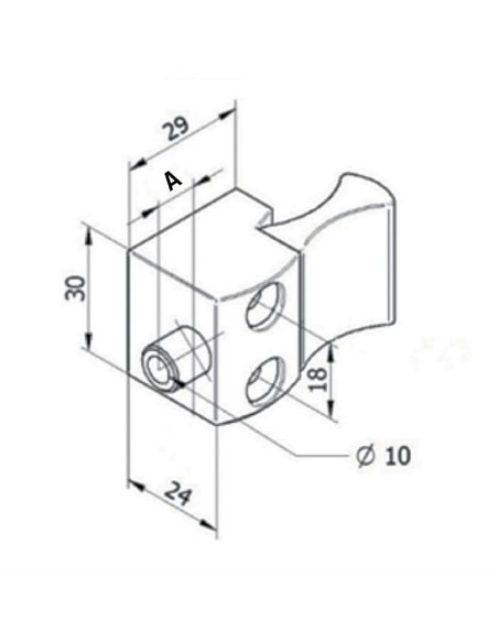 BLOQUEADOR APERT. VENTANA AUTOM. BLANCO.