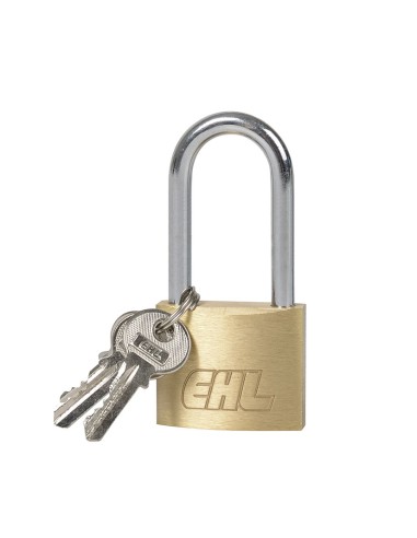 CANDADO LATÓN. ARCO ALTO. 30 MM.