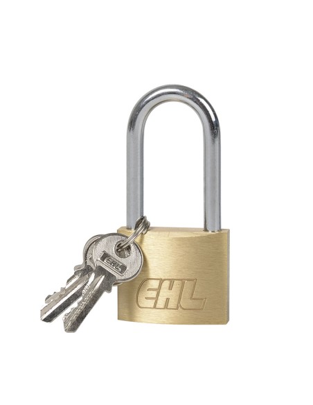 CANDADO LATÓN. ARCO ALTO. 30 MM.