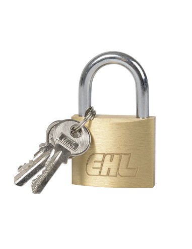 CANDADO LATÓN. ARCO NORMAL. 50 MM.