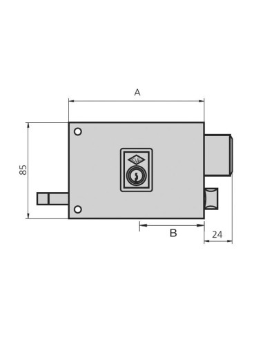 CERRADURA SOBR.1125-A/1/8 DCHA.CVL