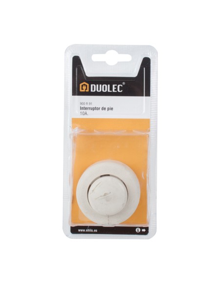 INTERRUPTOR DE PIE 10A/250V BLANCO