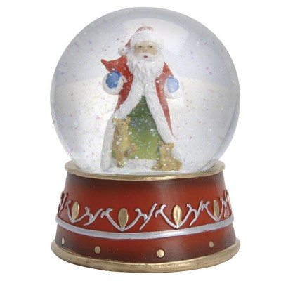 BOLA NIEVE SANTA CLAUS  10X13.5CM