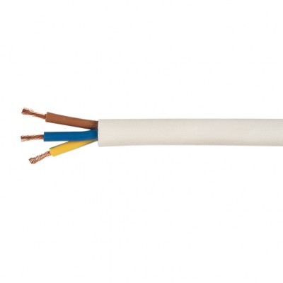 CABLE ELECT.MANGUERA BL.2X1,5 100M.