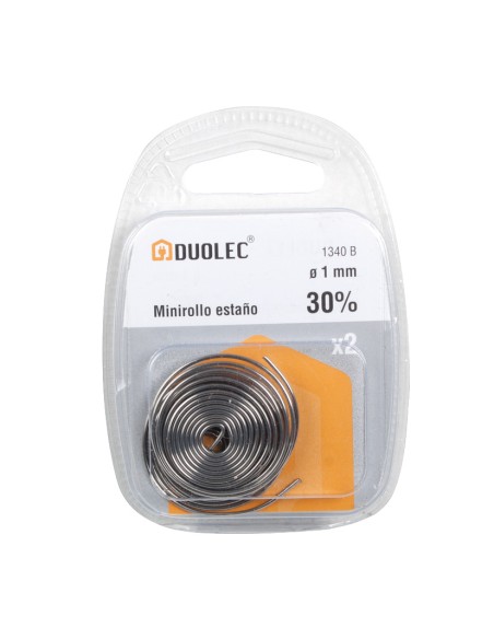 ESTAÑO 2 ROLLITOS 30% 1MM.DUOLEC