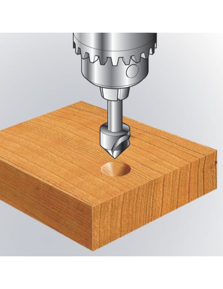FRESA AVELLANADORA Ø12MM.P/MADERA