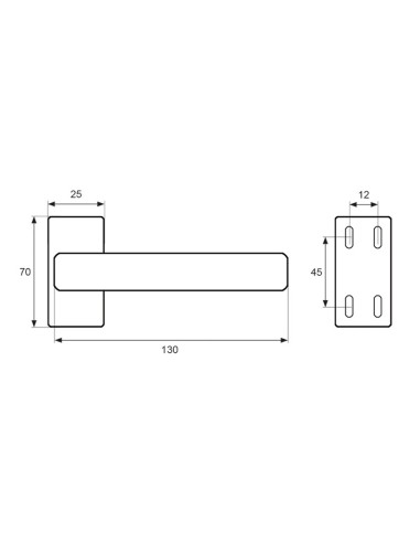 JUEGO MANILLA 6800 ALUMINIO PLATA