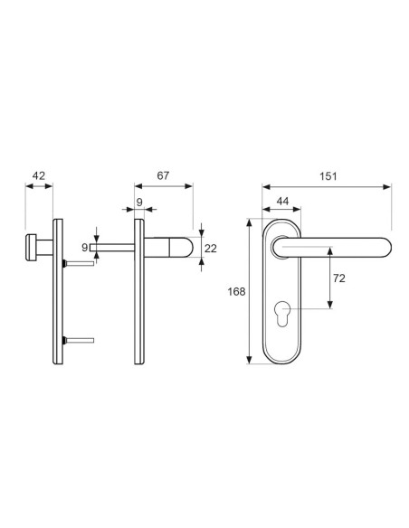 JUEGO MANILLA 704 CORTAF.POMO Y BOCALLAV