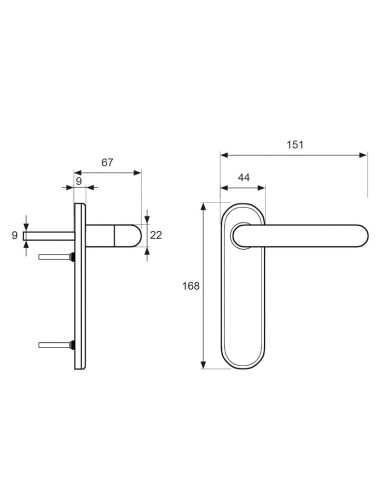 JUEGO MANILLA 704 CORTAFUEGO CIEGA
