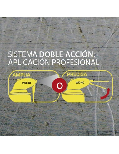 LUBRIC.SILICONA.DOBLE ACCIÓN.WD-40.400ML