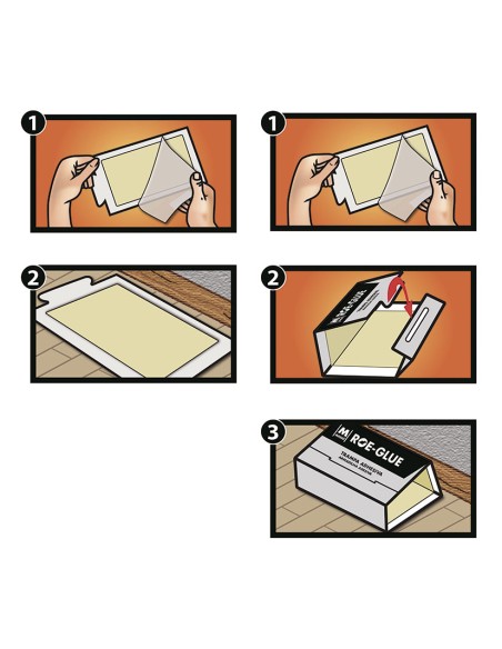 TRAMPA ADHES. RATONES ROE-GLUE (3 UDS.)