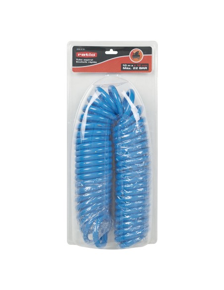 TUBO ESPIRAL POLIURET.CONEX RAP.12MX10MM