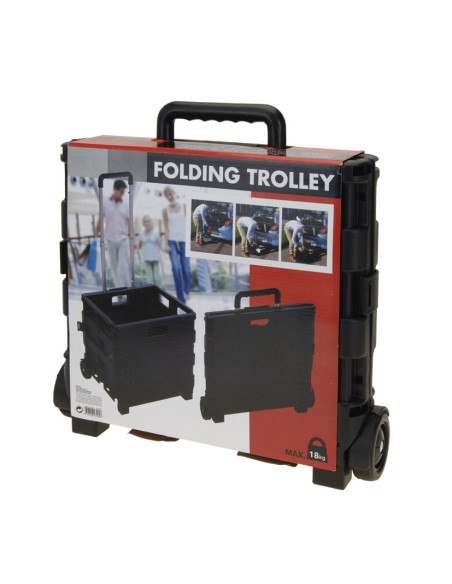 TROLLEY PLEGABLE ALUMINIO 38X36X30CM.