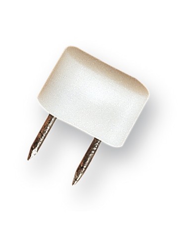 TOPE 2 PUNTAS PEQ. BLANCO. 12 UNID.  EHL