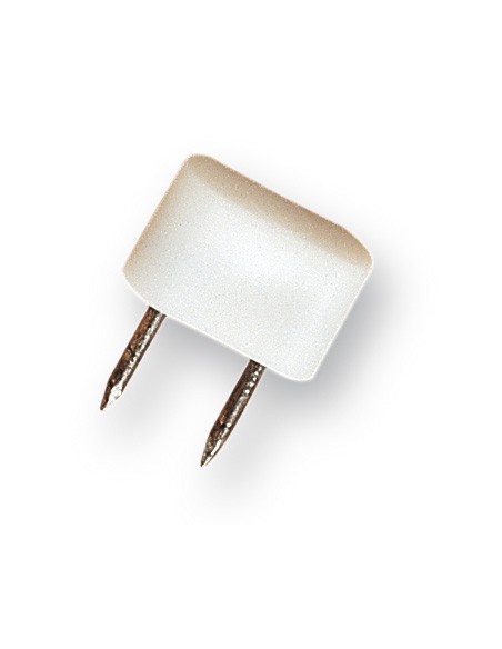 TOPE 2 PUNTAS PEQ. BLANCO. 12 UNID.  EHL