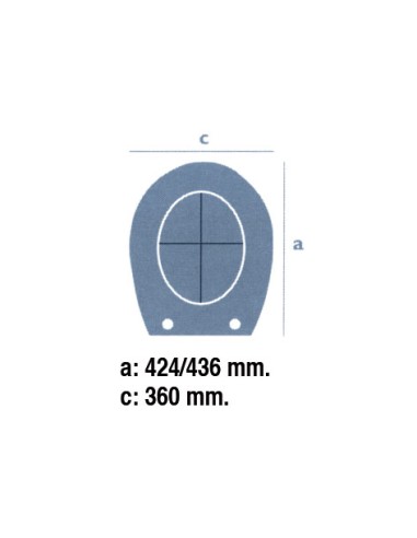 TAPA WC SANIT.ABS BIMATERIA REINA
