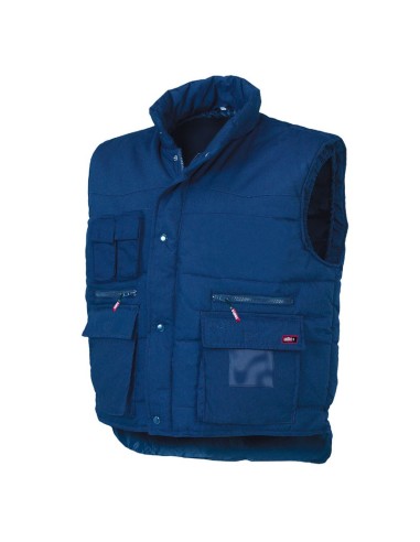 CHALECO MULTIBOLSILLOS AZUL MAR. T/M-XL