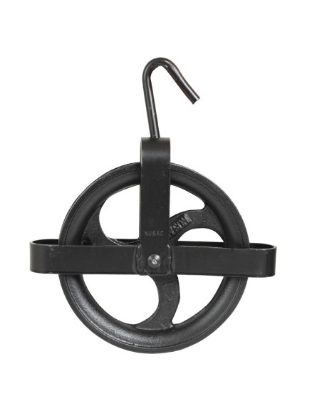 POLEA POZO Hº FDO.C/GUARDA 200MM.