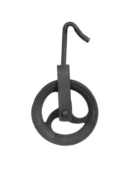 POLEA POZO Hº FDO.S/GUARDA 160MM.