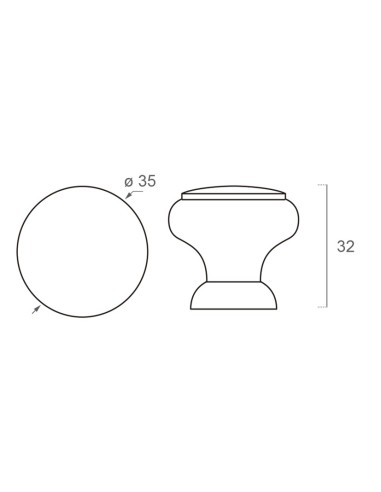 POMO MADERA DE 35 HAYA LACADO MIEL