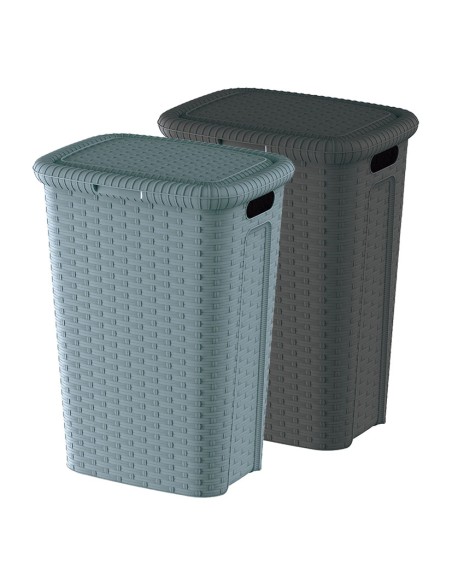 PONGOTODO 53 LTS. IMIT. MIMBRE, GRIS ANT