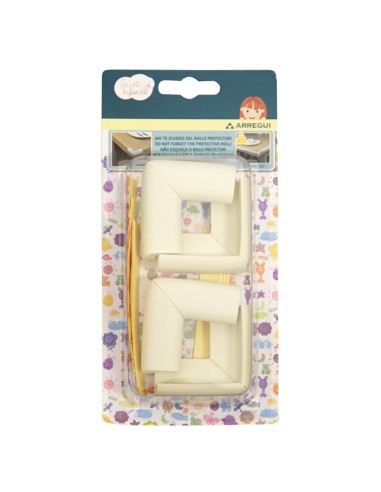 PROTECTOR ESQUINAS. MARRÓN. 4 UNI.